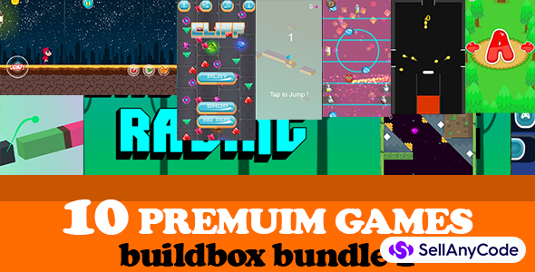 Buildbox Bundle 1 - 10 Premuim Games Templats