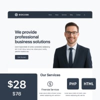 Business Corporate Wordpress Theme With WOOCommerce Support