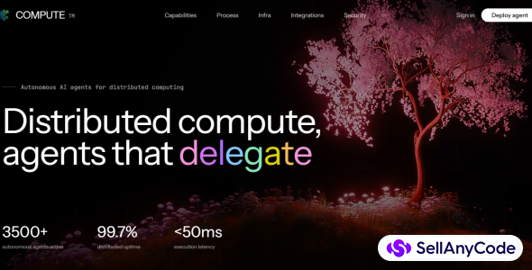 COMPUTE - Premium AI Agent Platform Landing Page