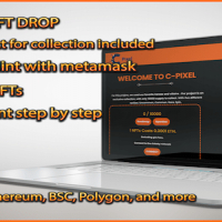 C-Pixel - NFT Drop / Collection Template