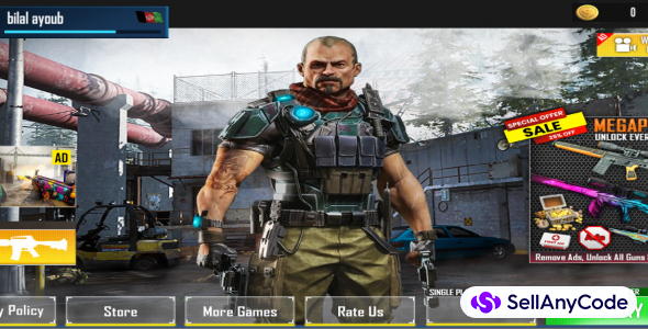 CS Counter Strike Duty And Commando: FPS Shooting Game