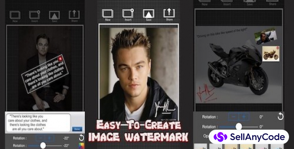 CWaterMark - iOS App Template