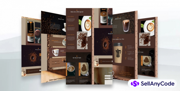 Cafe Coffee House - Coffee Shop PSD Template