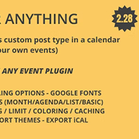 Calendar Anything | Show any existing WordPress custom post type in a calendar