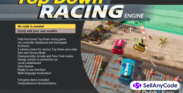 Car Racing Engine Top Down