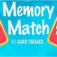Card Match Memory Kids Games Unity Game template for Android & iOS + 11 Card Themes