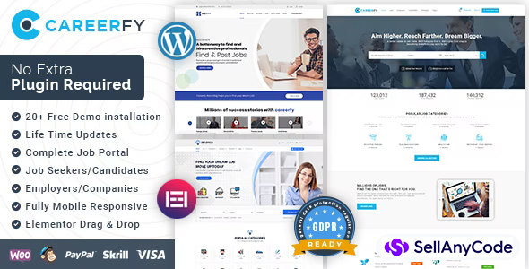 Careerfy - Job Board WordPress Theme