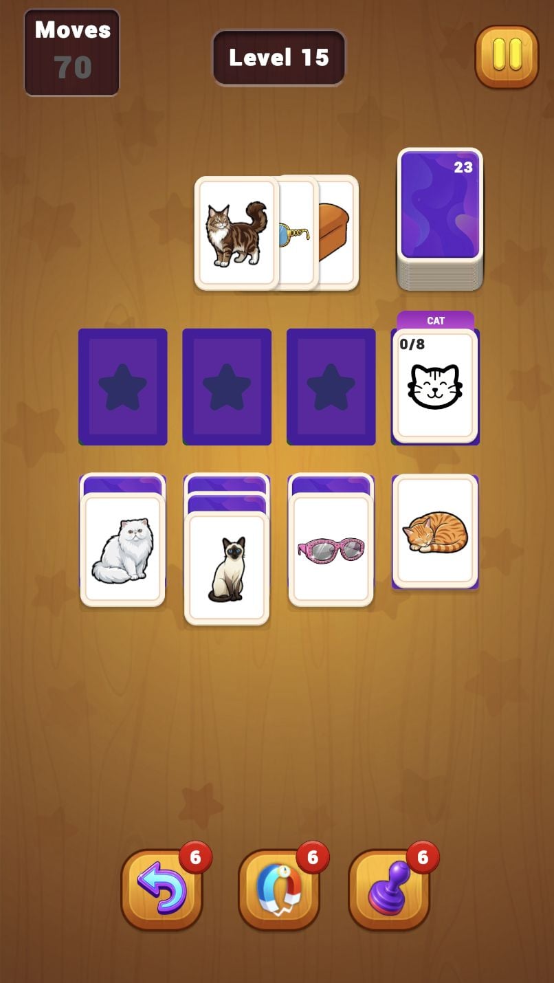 Category Solitaire Card Puzzle - Unity Source Code