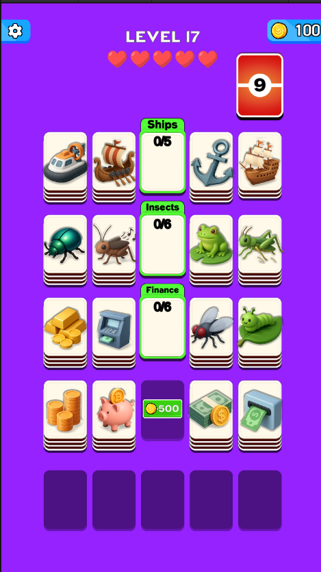 Category Sort Puzzle 2D Unity Game Template