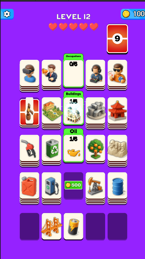 Category Sort Puzzle 2D Unity Game Template