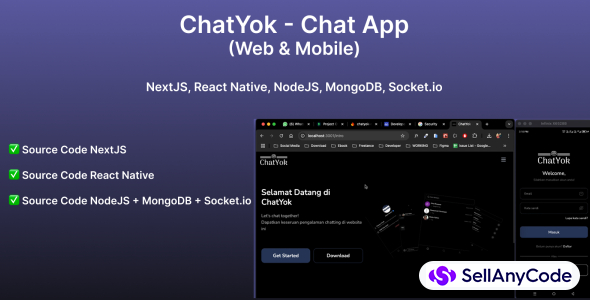 Chat App - React Native, Next.js & Node.js