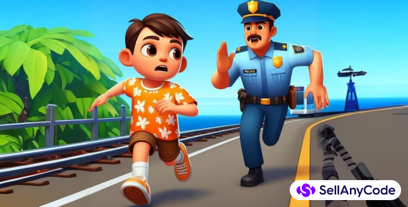 City Surfer Complete 3D Endless Runner Template