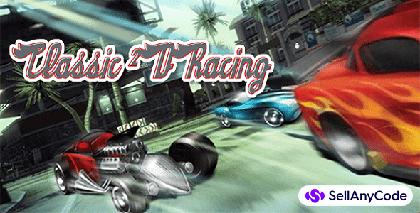 Classic 2D Racing Unity Source Code