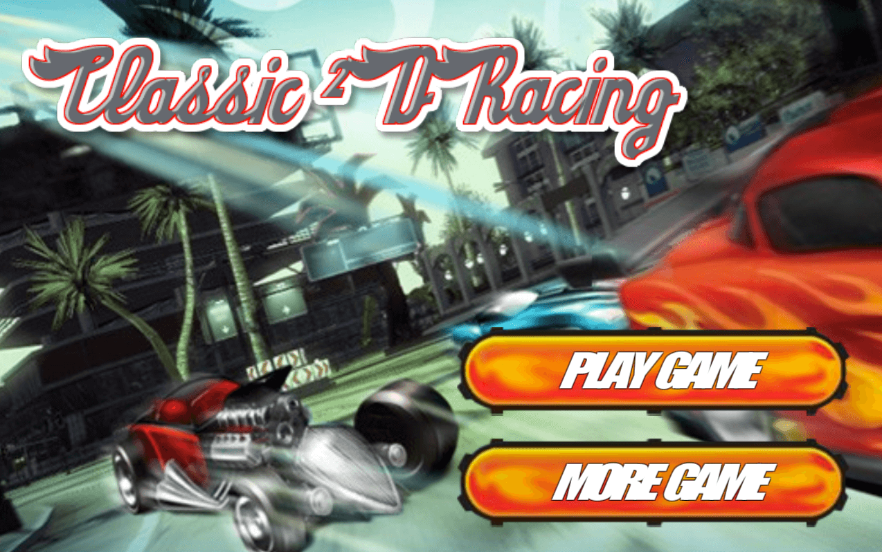 Classic 2D Racing Unity Source Code