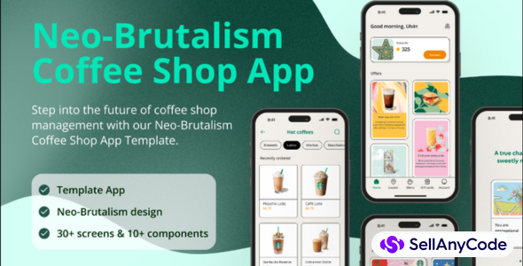 Coffee Shop Flutter App Template