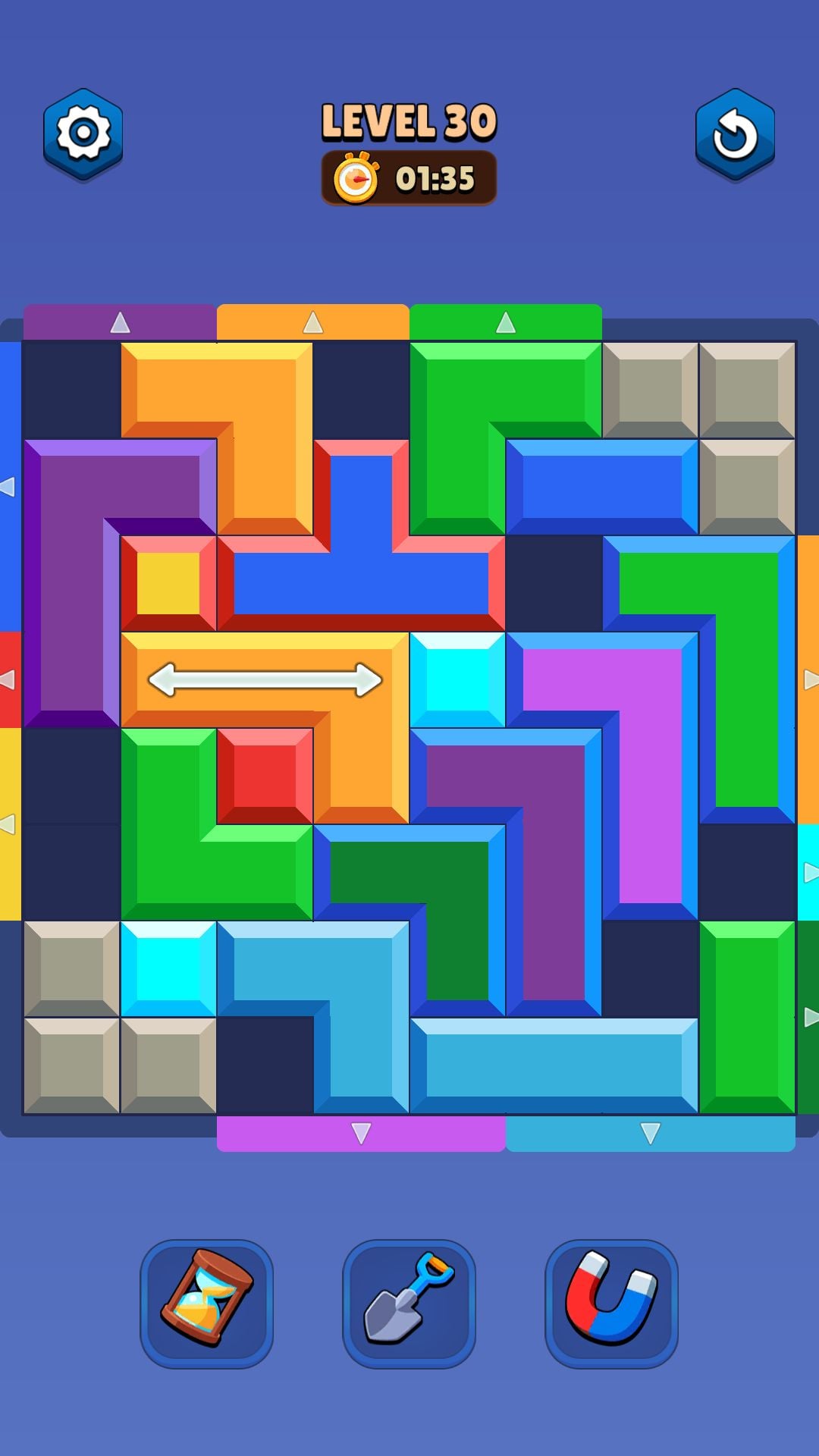 Color Block Jam 2D - Block Puzzle Away