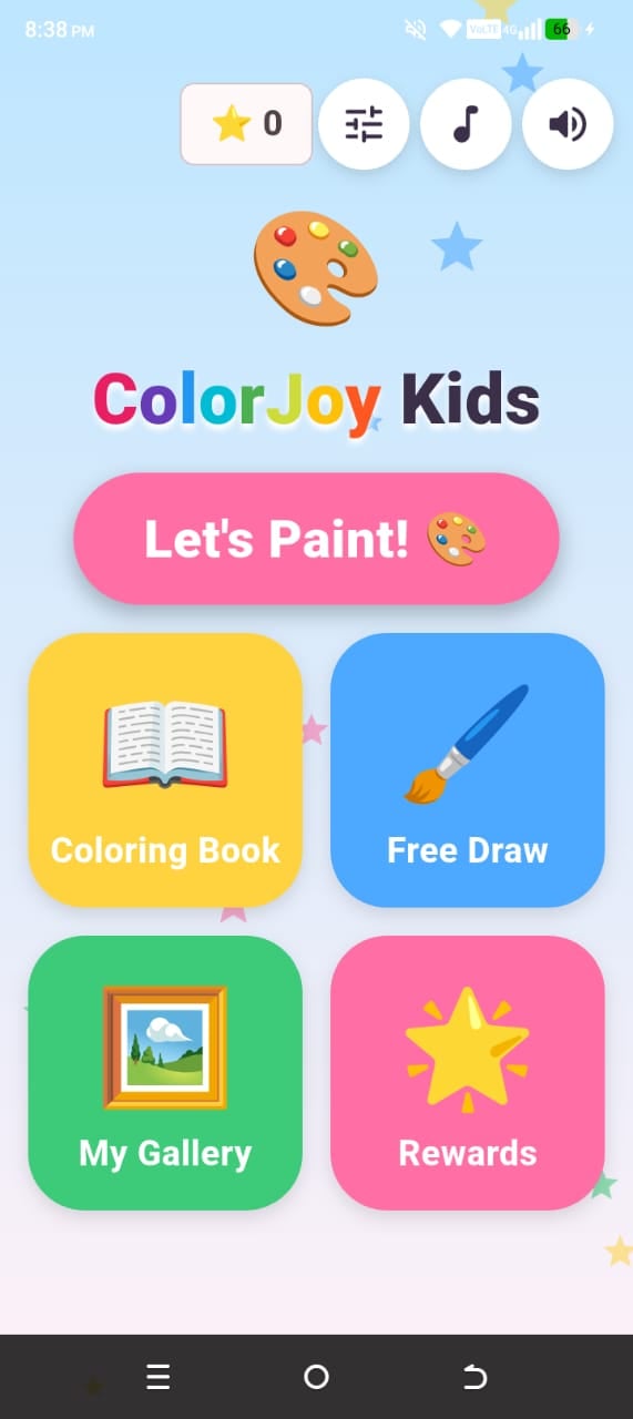 ColorJoy Kids: Flutter Coloring & Drawing App for Children