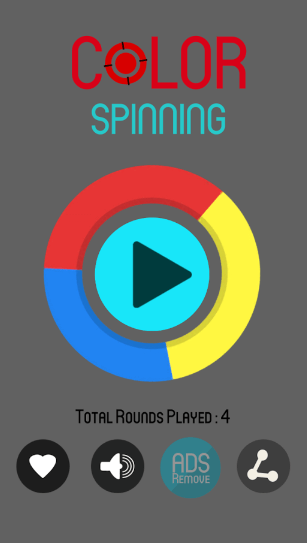 Color Spinning Unity Source Code