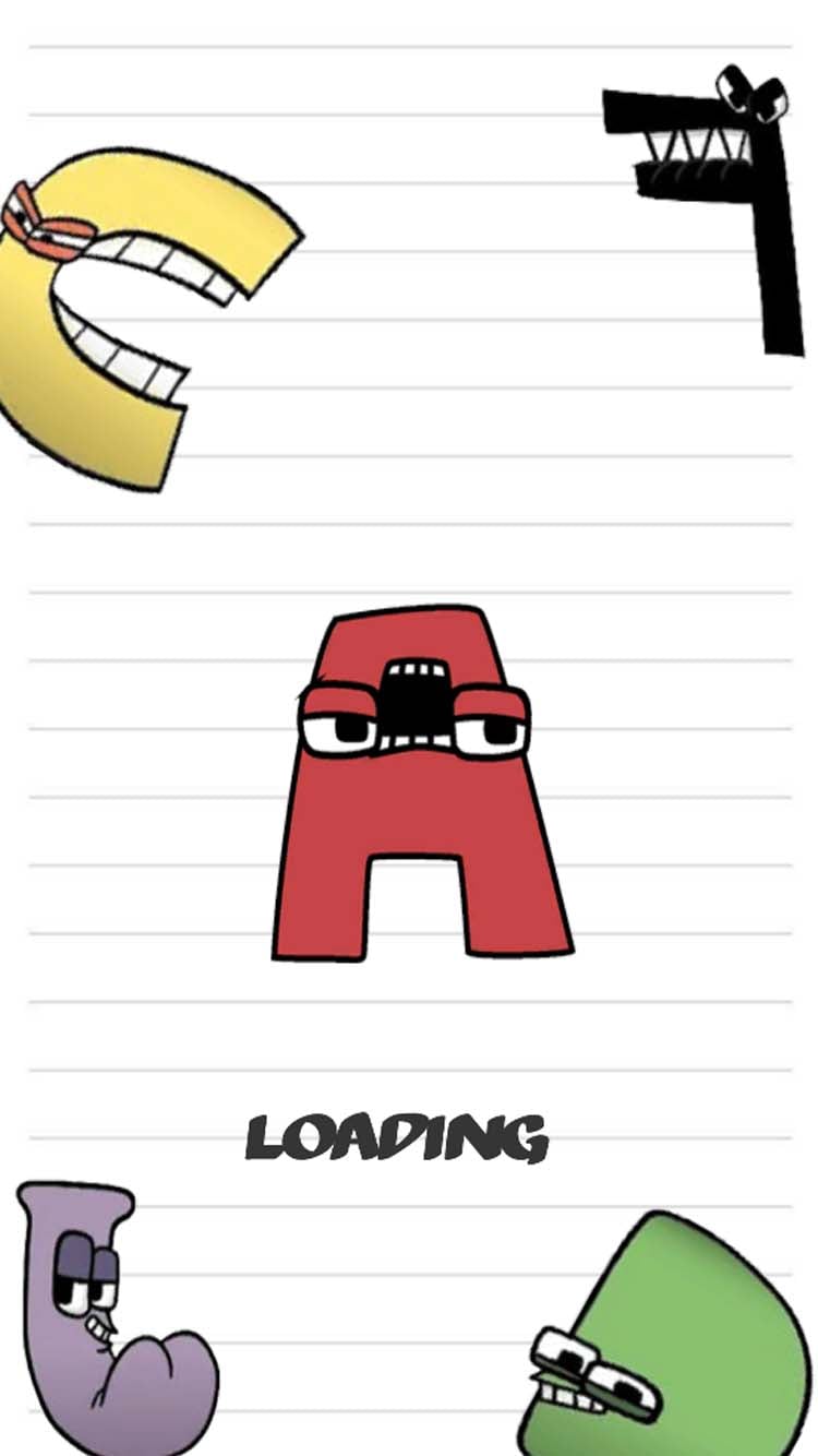 Coloring Master : Alphabet Lore rainbow friends huggy ASMR