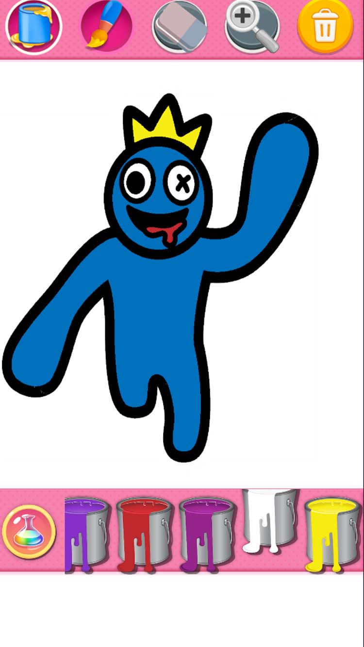 Coloring Master : Alphabet Lore rainbow friends huggy ASMR