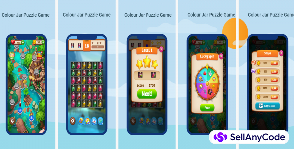 Colour Jar Puzzle Game Unity Template Version 1.0
