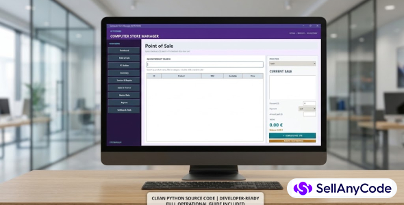 Computer Store Manager - All-In-One POS