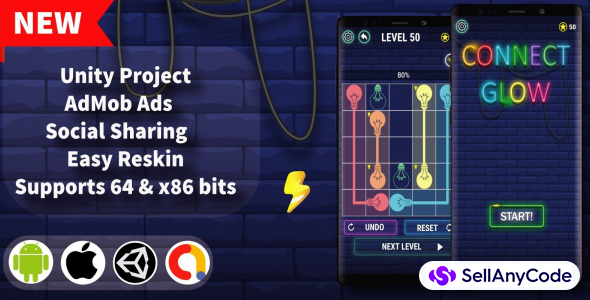 Connect Glow - Unity Game Template With Admob