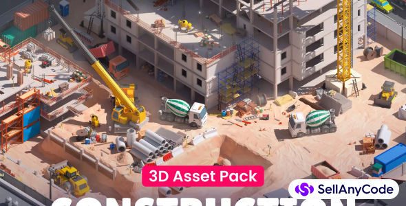 Construction - Low Poly 3D Models Pack