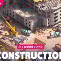 Construction - Low Poly 3D Models Pack