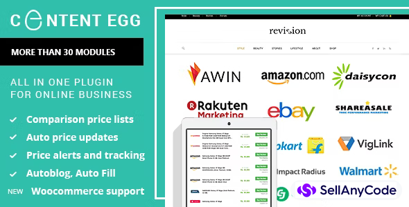 Content Egg - All in one plugin for Affiliate, Price Comparison, Deal sites