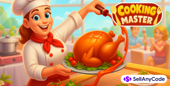 Cooking Game Template Restaurant System with 210+ Levels & Boosters