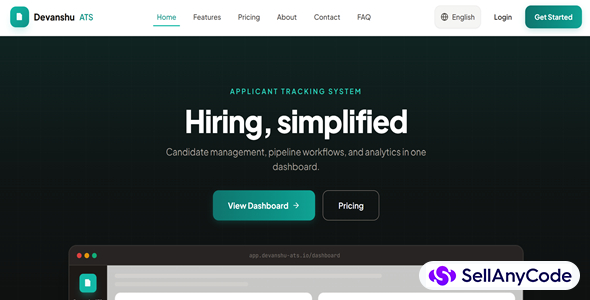 Devanshu ATS - Applicant Tracking System (Next.js 15)