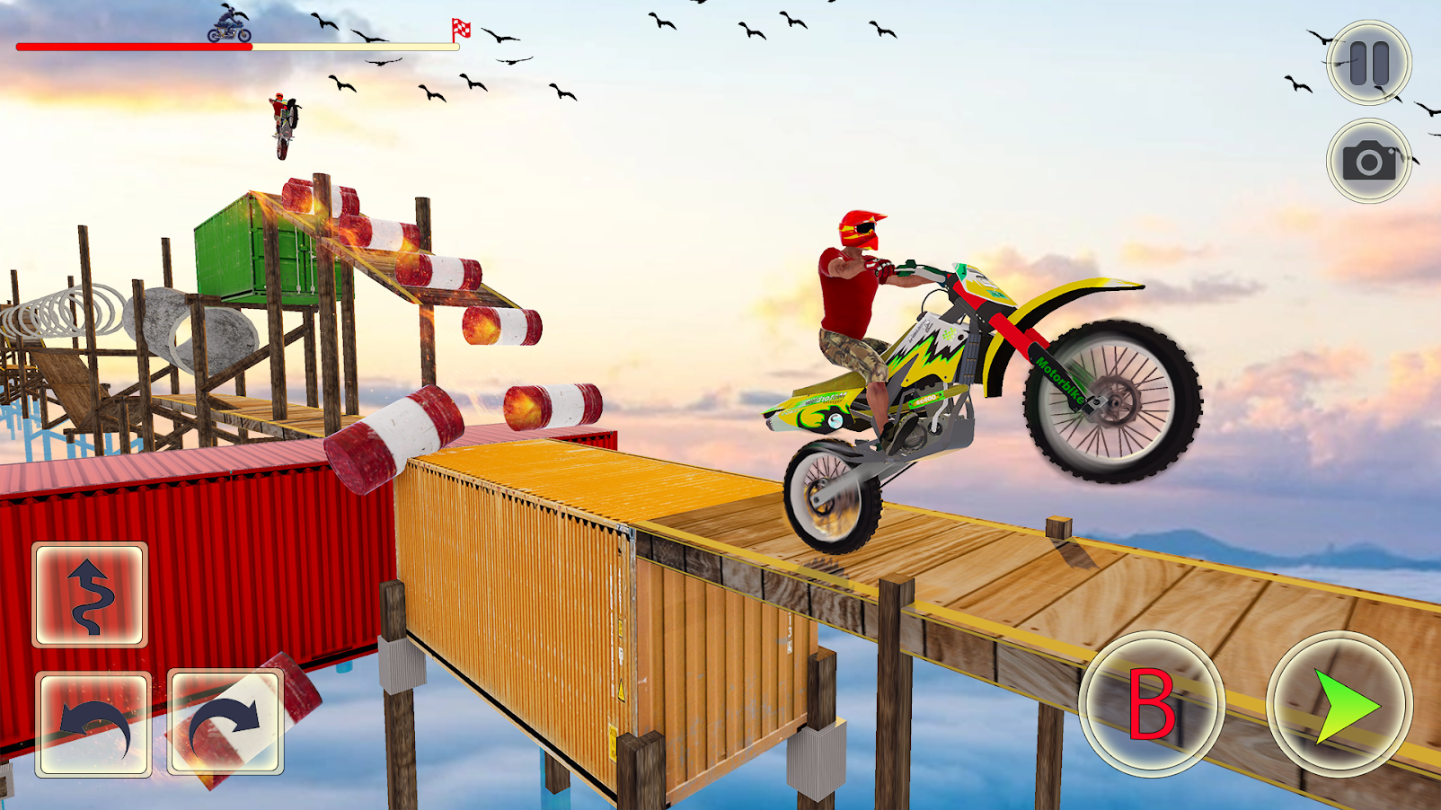 Crazy Bike Stunt - Bike Games