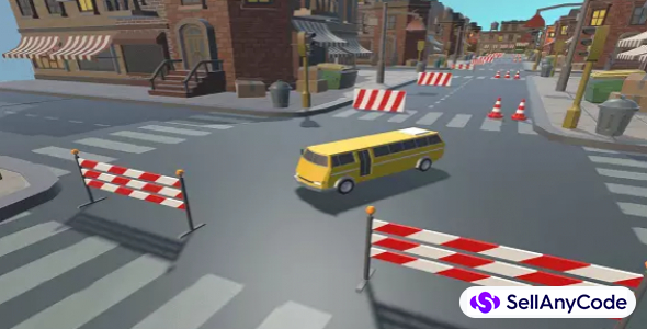 Crazy Bus Escape Runner Game 64BIT Source Code