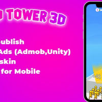 Crowd Tower 3D - Unity , Admob