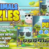 Cute Animal Puzzle Kids