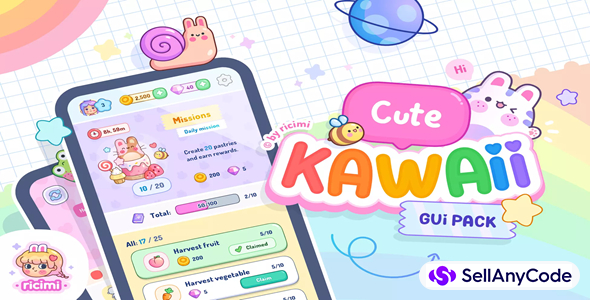 Cute Kawaii GUI Pack