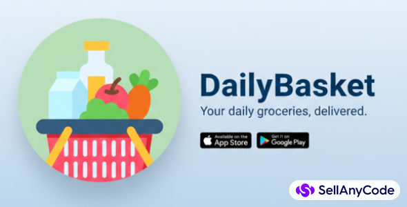 DailyBasket - Grocery Delivery Flutter Application