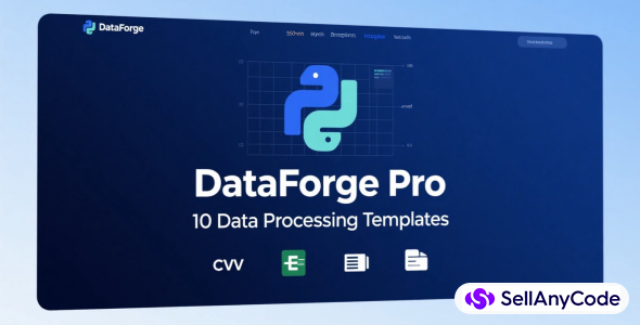 DataForge Pro - Python Data Processing Templates