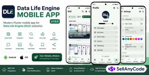 Data Life Engine Mobile App - Flutter