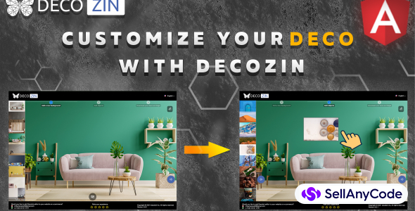Decor/paintings customizer - Angular application