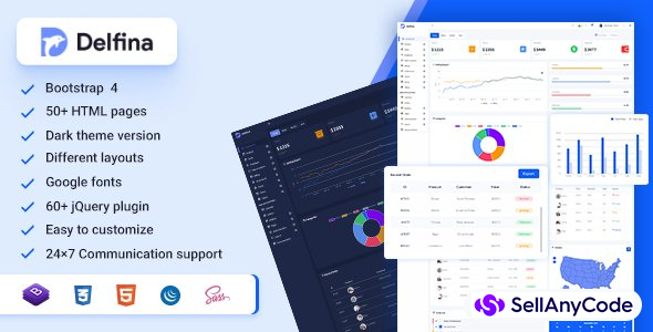 Delfina : Sales & Invoice Admin Dashboard