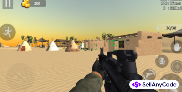Desert Sniper Army Counter Terrorist 3D Shooter