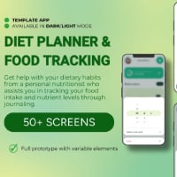 Diet Planner & Food Tracker - Flutter Template App