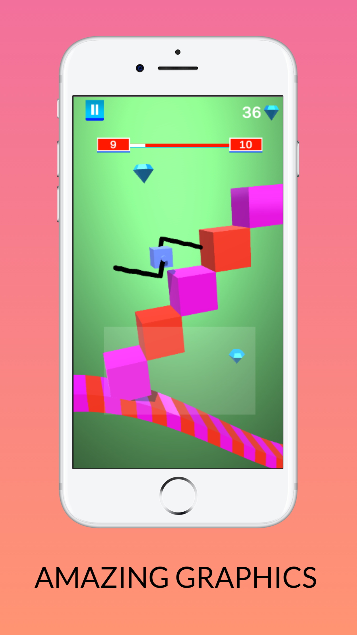 Draw Climber 3D Game Unity Source Code