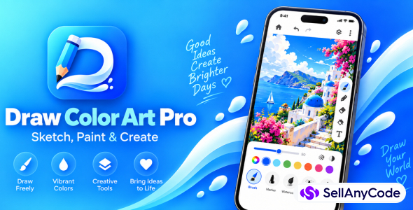 Draw Color Art Pro App For iOS and Android (Flutter)