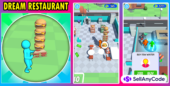 Dream Restaurant 3D Game Unity Source Code