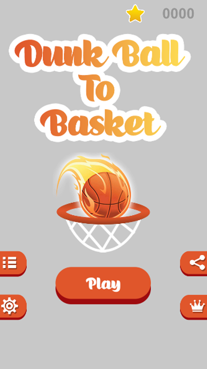 Dunk Ball To Basket