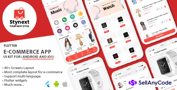E-Commerce - Customers & Vendors & Delivery Mobile App with Admin Panel