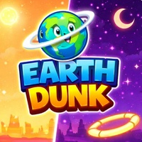 Earth Dunk HTML5 Physics Arcade Game